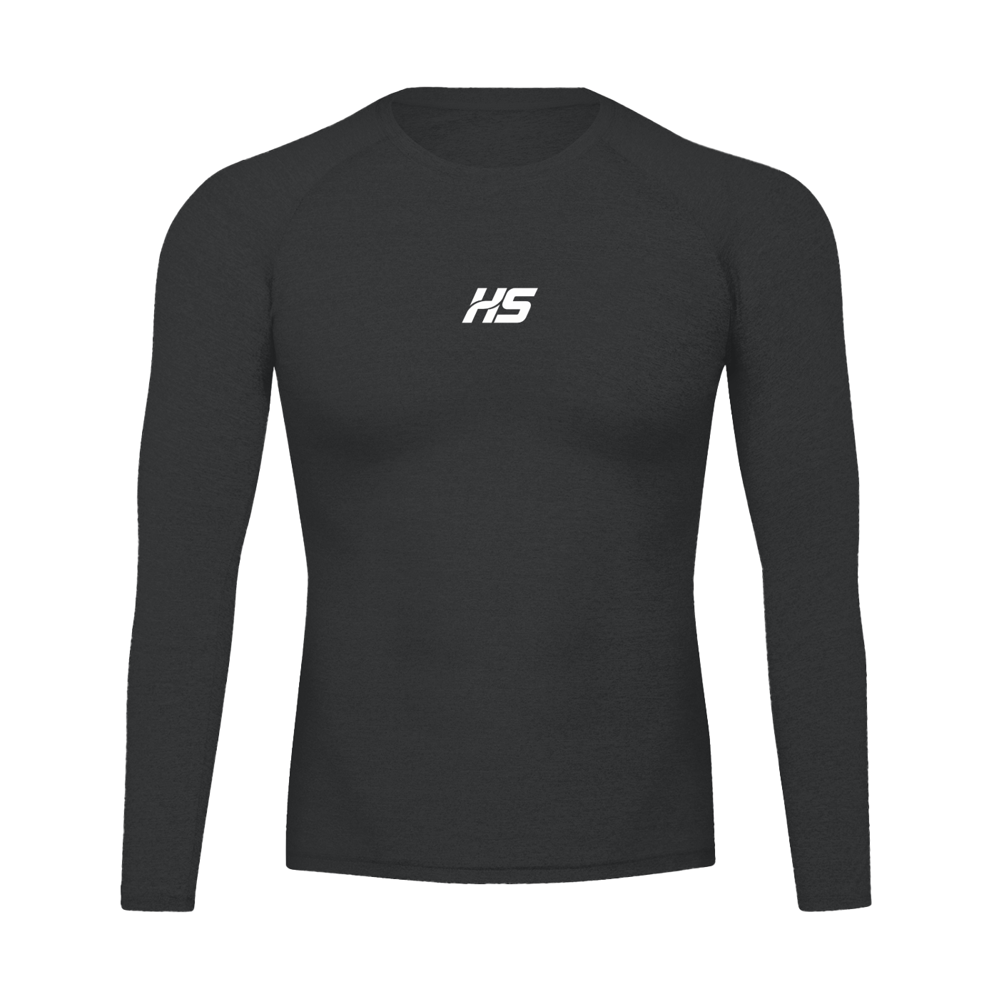 HOOP SESSION: WHITE HS LONG SLEEVE COMPRESSION