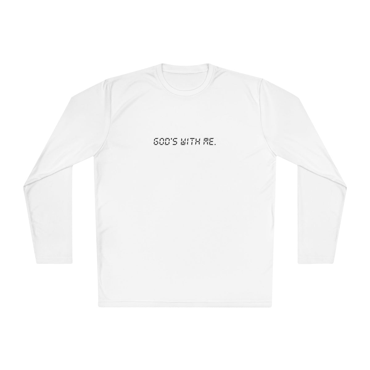 HOOP SESSION: ''GOD'S WITH ME'' LONG SLEEVE COMPRESSION