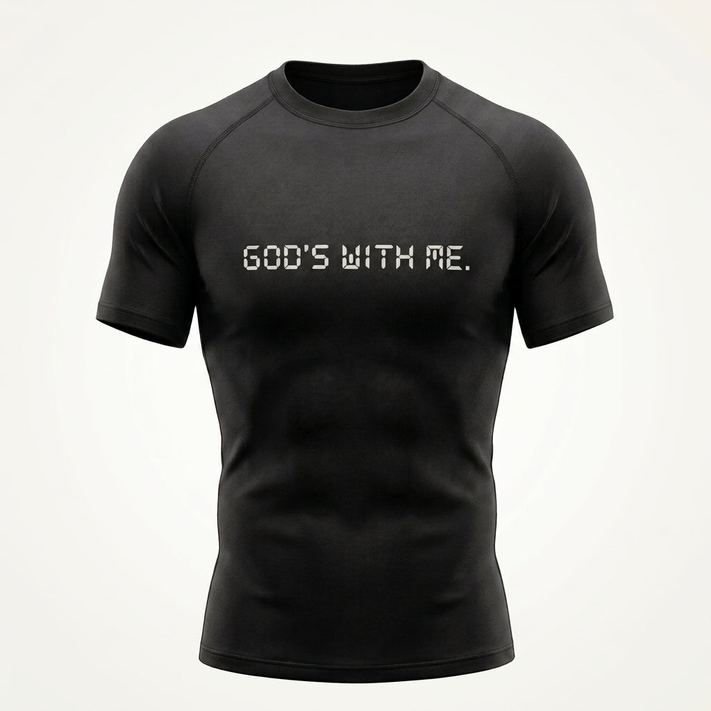 HOOP SESSION: ''GOD'S WITH ME'' COMPRESSION TEE