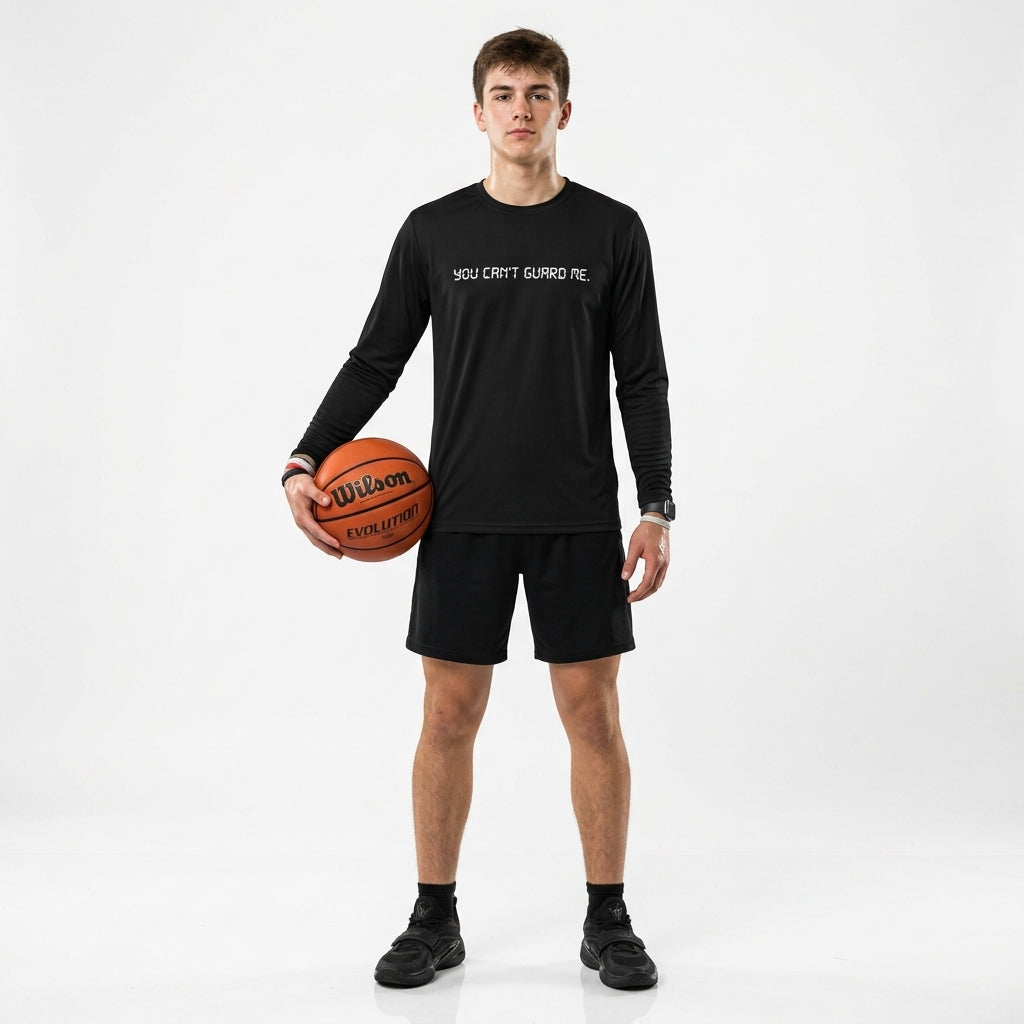 HOOP SESSION- ''YOU CAN’T GUARD ME'' COMPRESSION LONG SLEEVE
