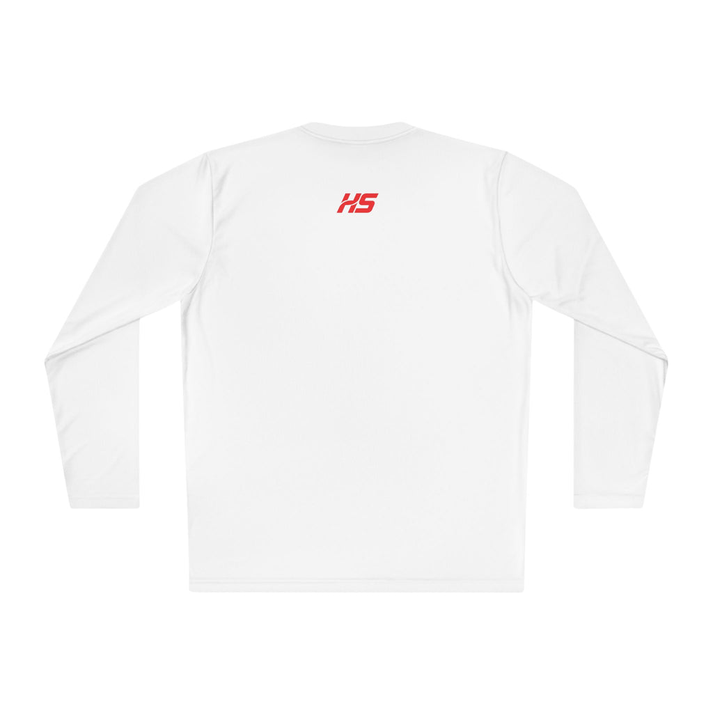 HOOP SESSION: ''GOD'S WITH ME'' RED LETTERS — LONG SLEEVE COMPRESSION