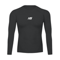 HOOP SESSION: WHITE HS LONG SLEEVE COMPRESSION