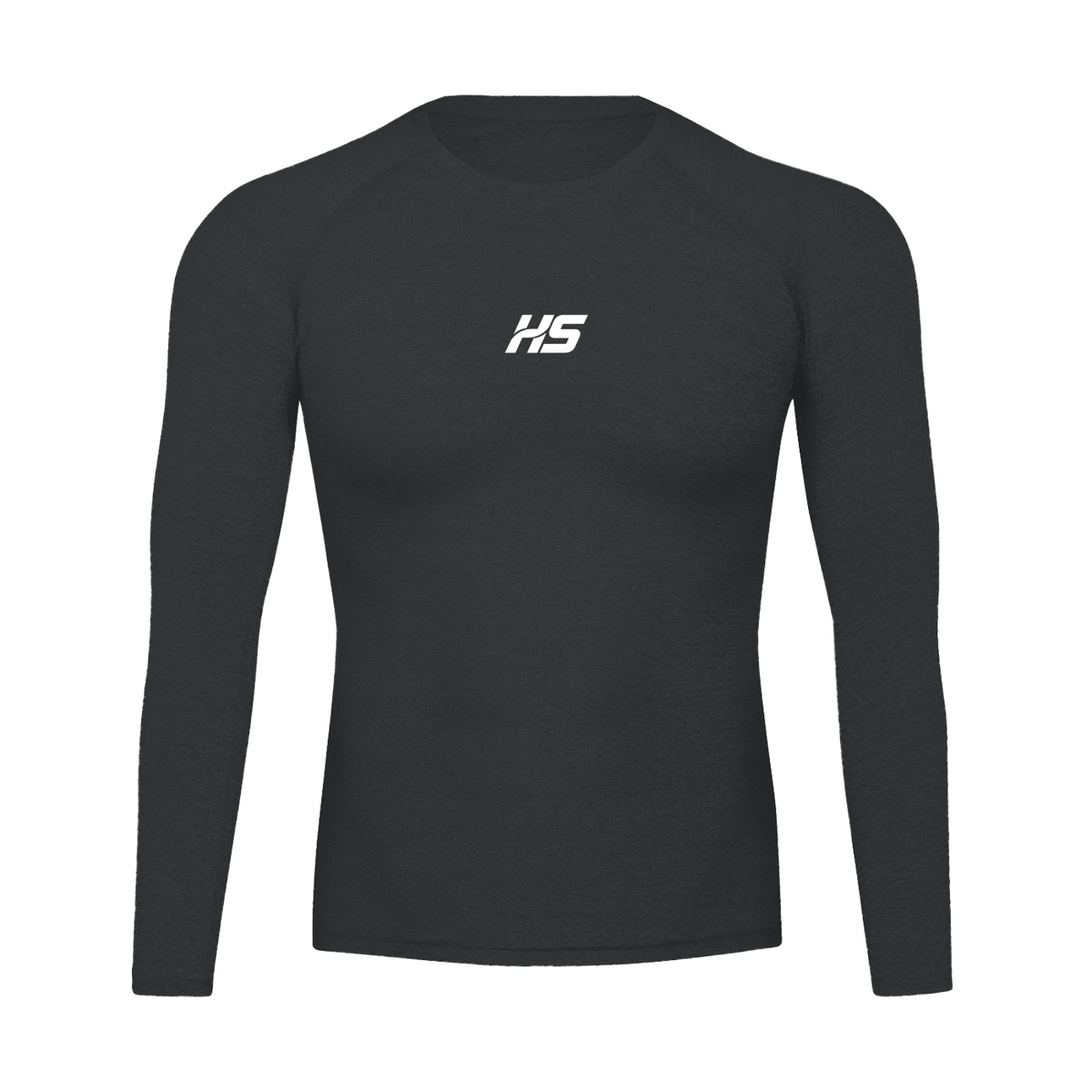 HOOP SESSION: WHITE HS LONG SLEEVE COMPRESSION