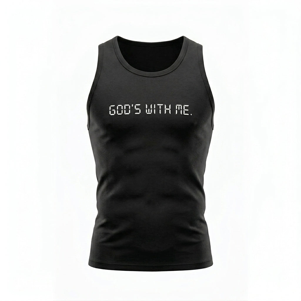 HOOP SESSION: ''GOD'S WITH ME'' TANK TOP COMPRESSION
