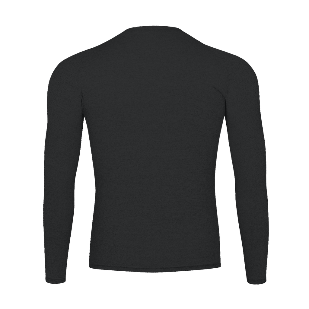 HOOP SESSION: WHITE HS LONG SLEEVE COMPRESSION